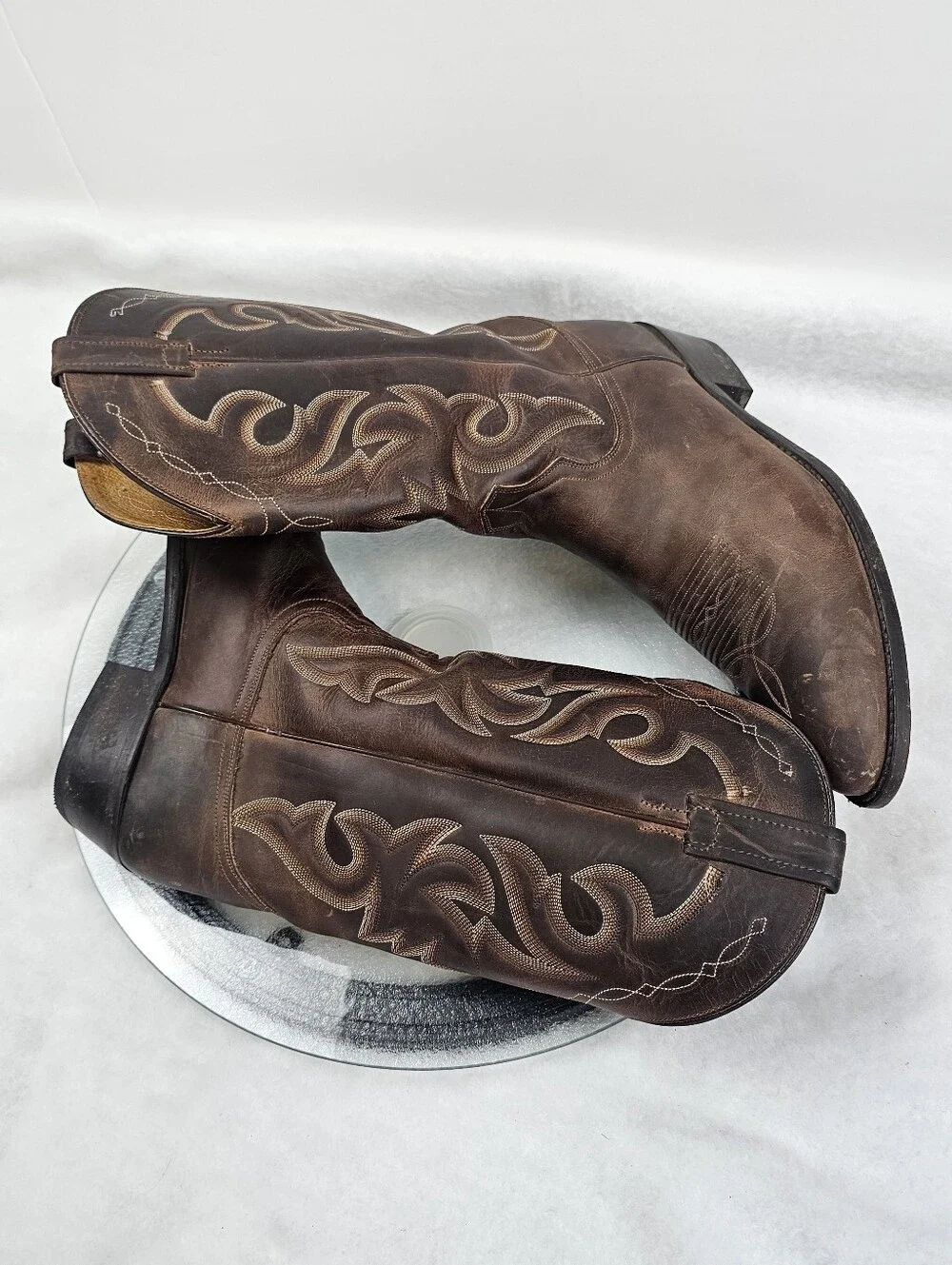 Dan Post Renegade Boots 12 Western Stitching Country Style Everyday Snip Toe
